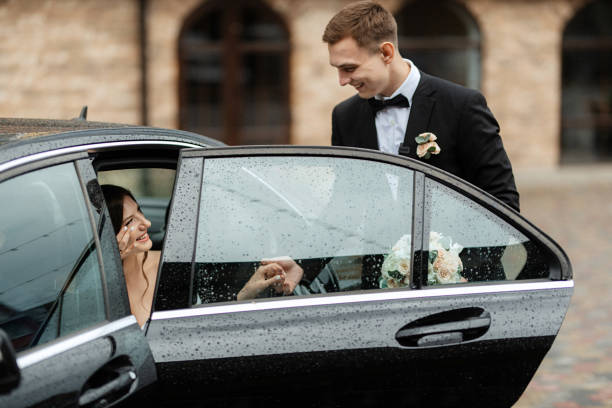 Mercedes S Class wedding arrival Central London