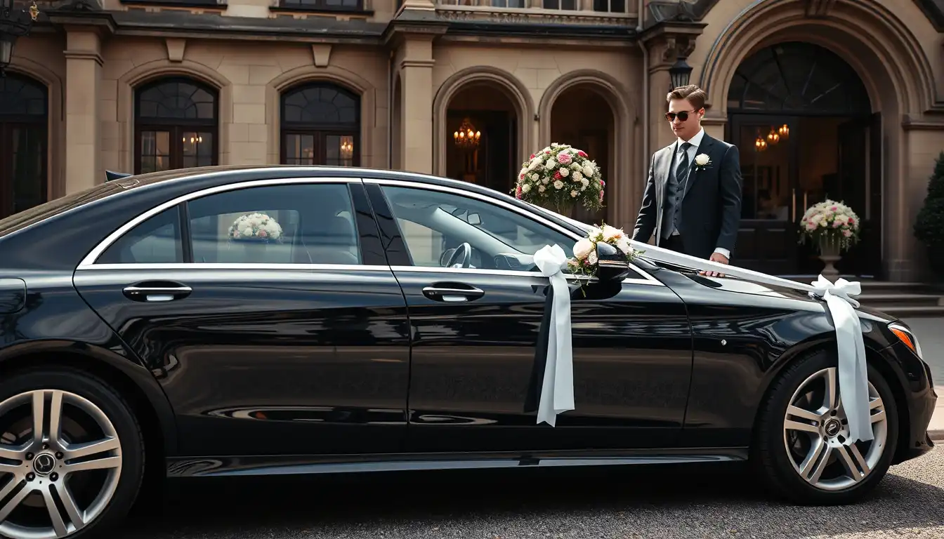 Wedding reception chauffeur Central London