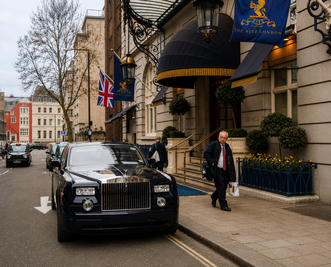Luxury chauffeur service for wealth management companies