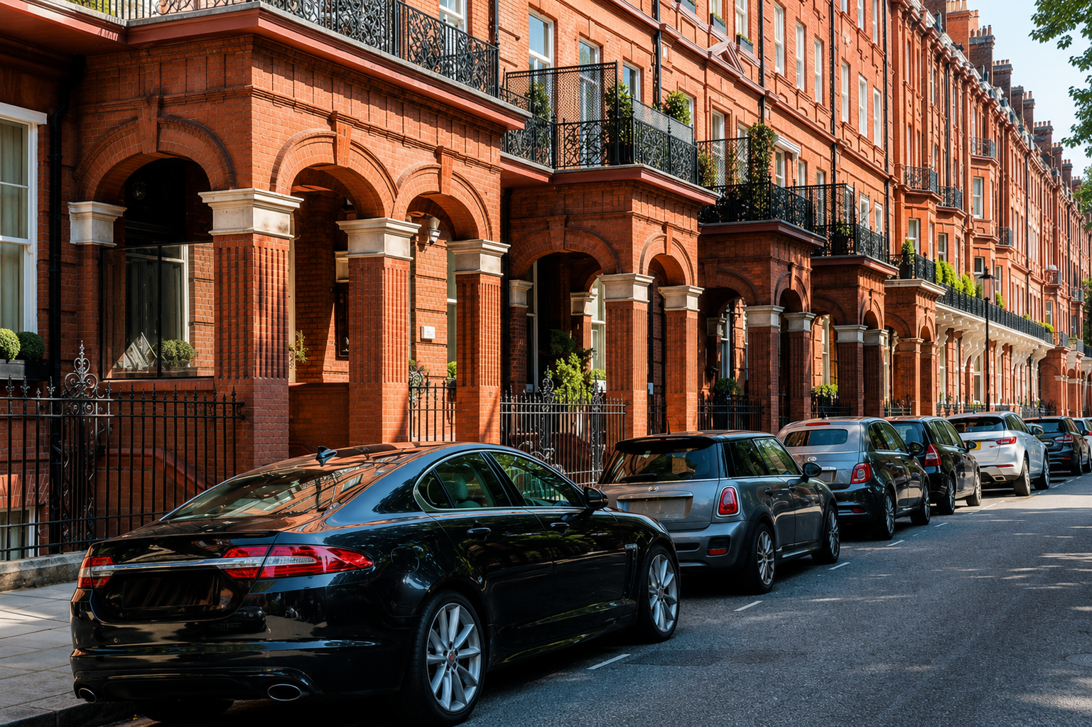 Private luxury chauffeur travel Kensington London