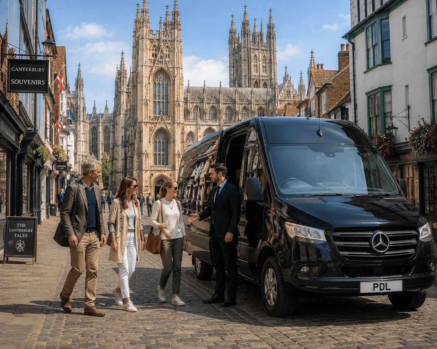Private luxury day tour to historical Canterbury from London